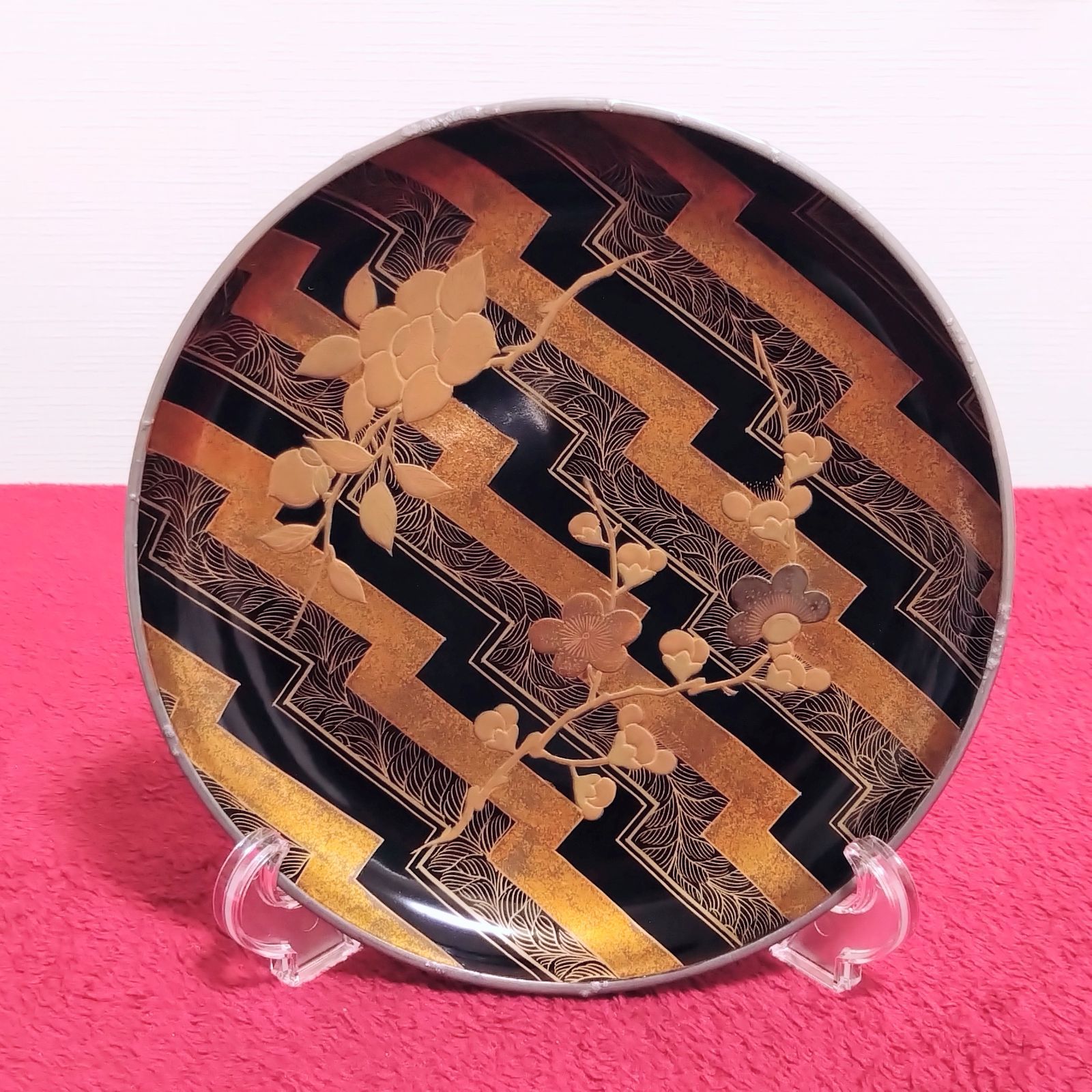 レトロ 丸茶菓器 丸トレー 丸皿 菓子盆 丸盆