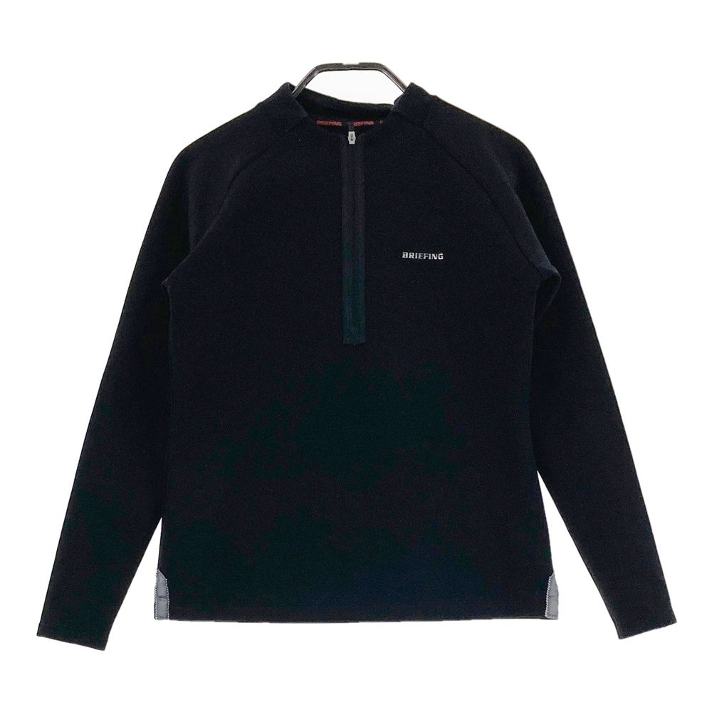 サイズ：XS BRIEFING GOLF ブリーフィング ハーフジップ長袖Tシャツ