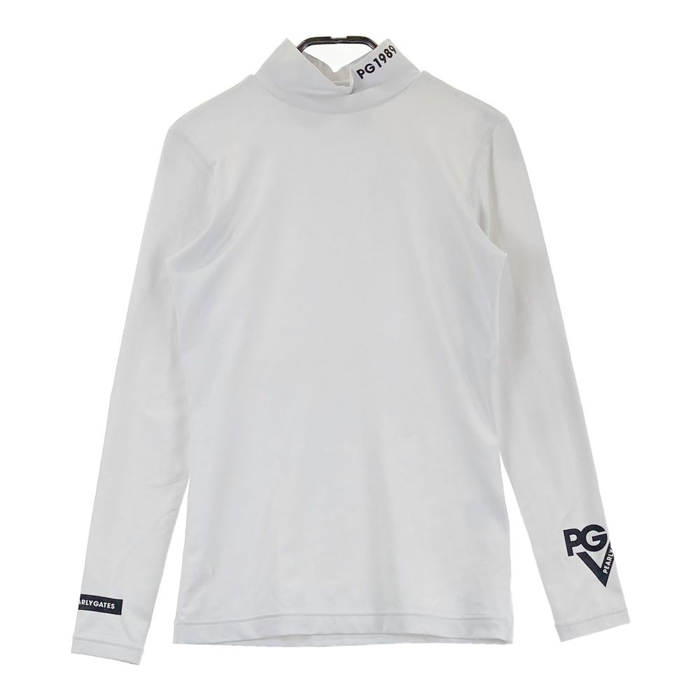 サイズ：0 PEARLY GATES パーリーゲイツ モックネック長袖Tシャツ