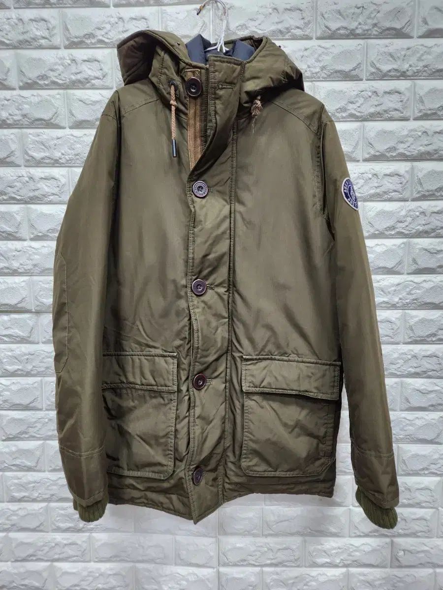 アバクロンビー WHO フード ジップアップ ダウン マウンテンパーカー 95 100 サイズ K 259