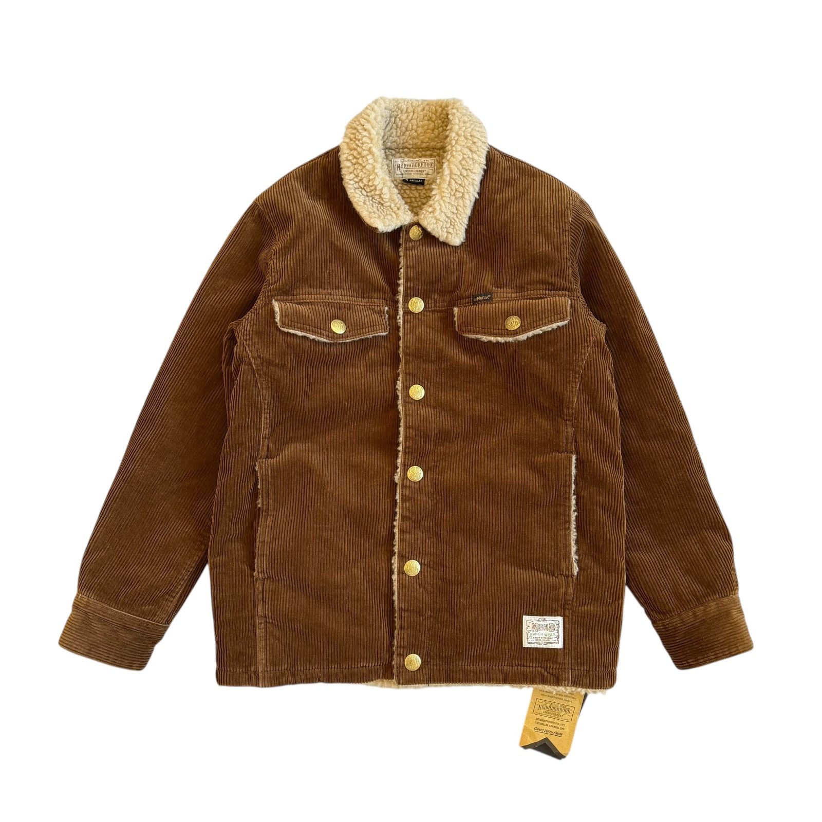 NEIGHBORHOOD ボア コーデュロイ ランチジャケット S ネイバーフッド