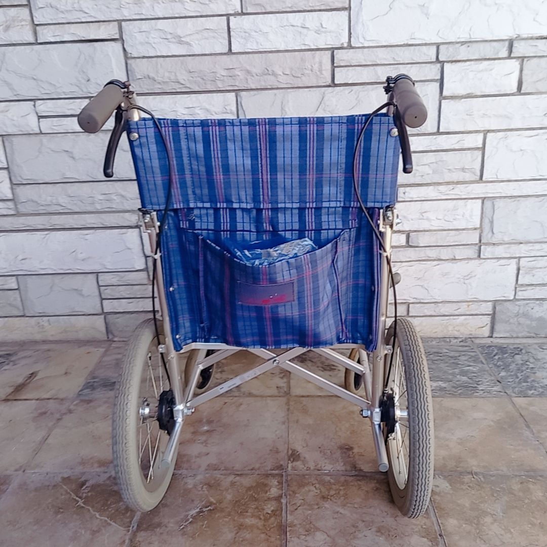 フランスベッド 介助用車椅子 FB-K アルミ製 ブルー 軽量 車椅子 介助 