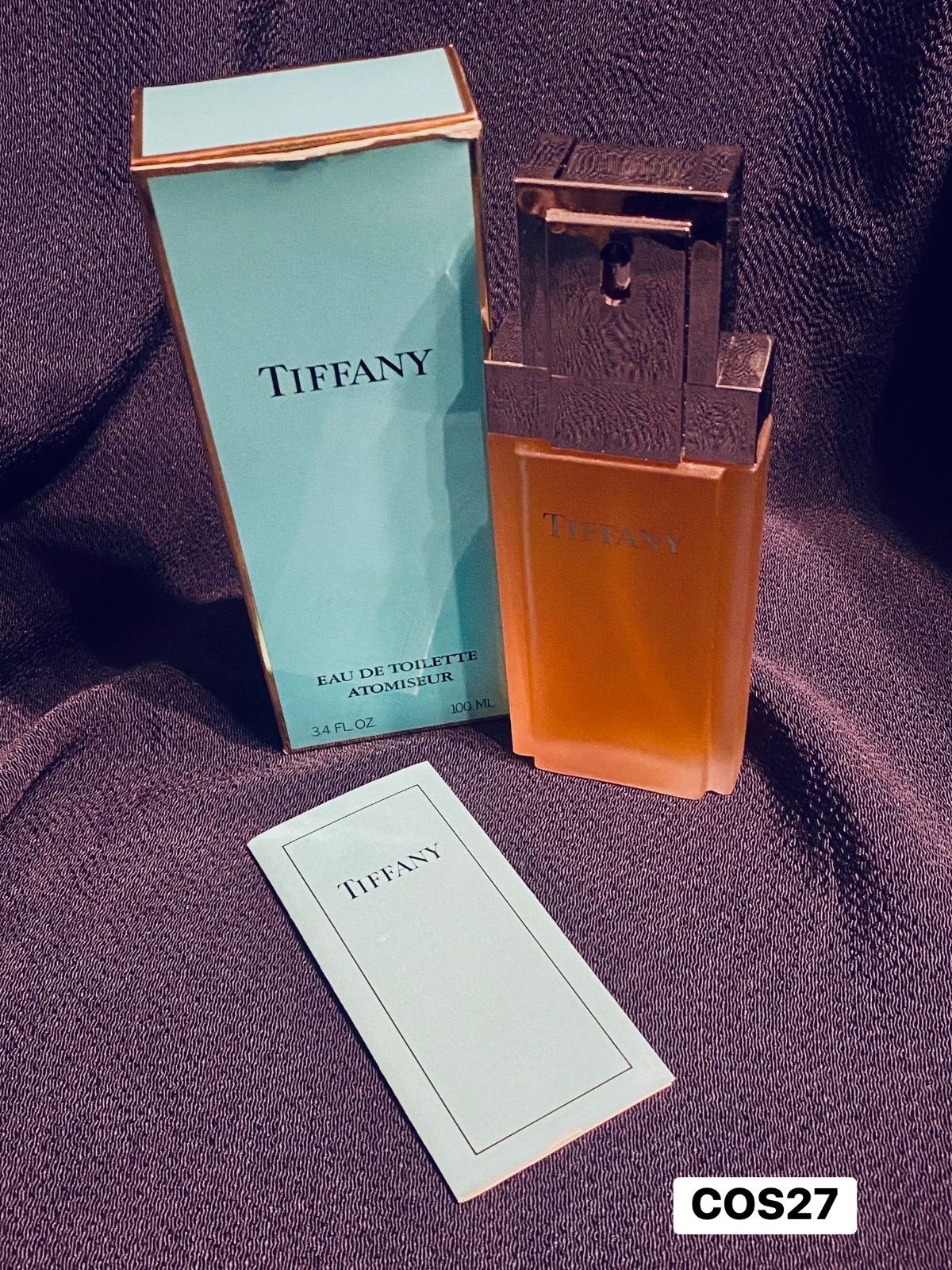 香水 Tiffany Eau de Toilette 100 ml ♥ き 説明書付き 廃盤 アトマイザー COS 27