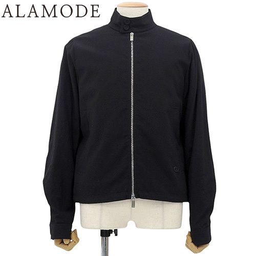 Christian Dior クリスチャン ディオール スイングトップ アウター 2021年 衣類 ジップアップ アパレル ブルゾン 46 ウール ポリウレタン ブラック黒 メンズ アラモード