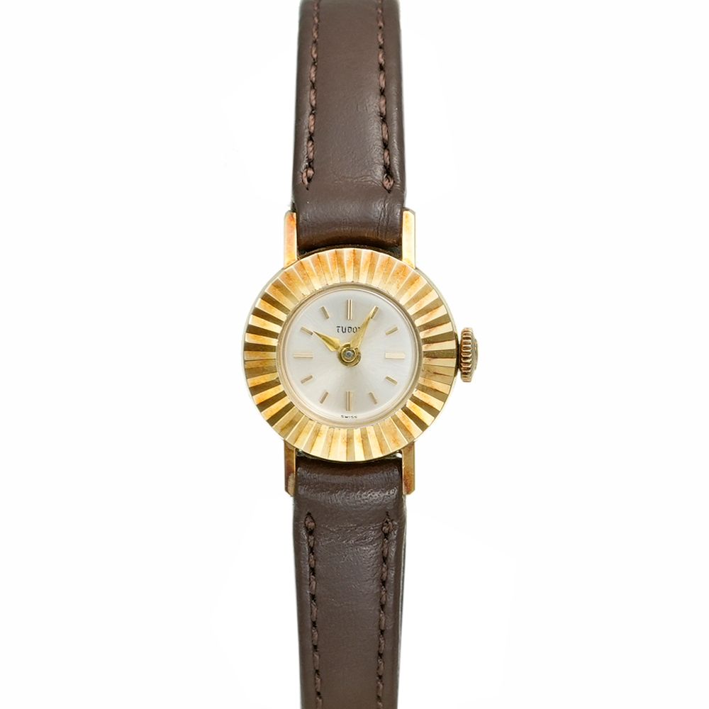 1950年代 TUDOR ラウンド カメレオン風ケース Ref 1529 アンティーク品 レディース 腕時計