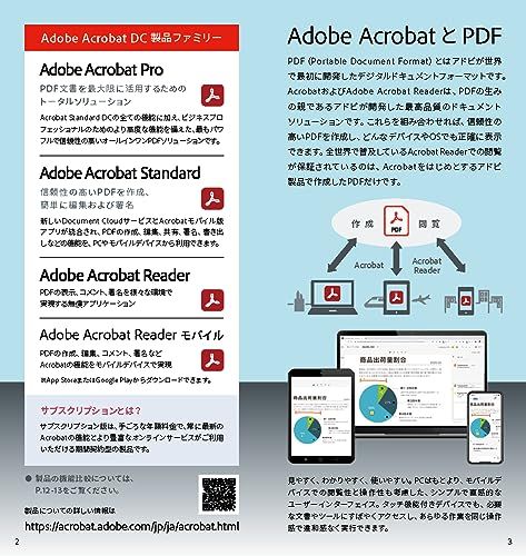  Adobe Acrobat Pro PDF編集ソフト 最新 12ヵ月 パッケージコード版 Win Mac iPad スマホアプリ ブラウザ対応 PDF 変換 アドビmm その他 カメラアクセサリー