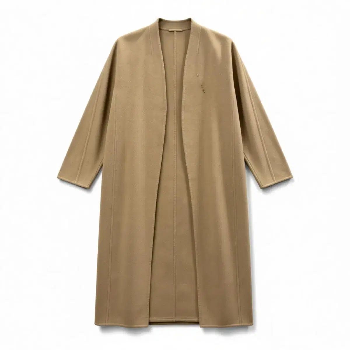SYSTEM システム ウール カシミア コート ベージュ