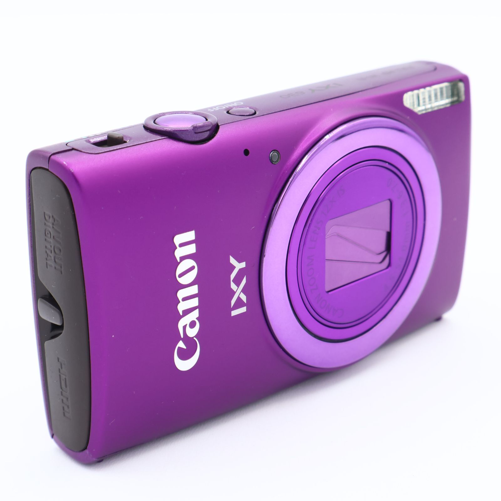  Canon キヤノン デジタルカメラ IXY 630 光学12倍ズーム パープル 251230_ コンパクトデジタルカメラ デジタルカメラ