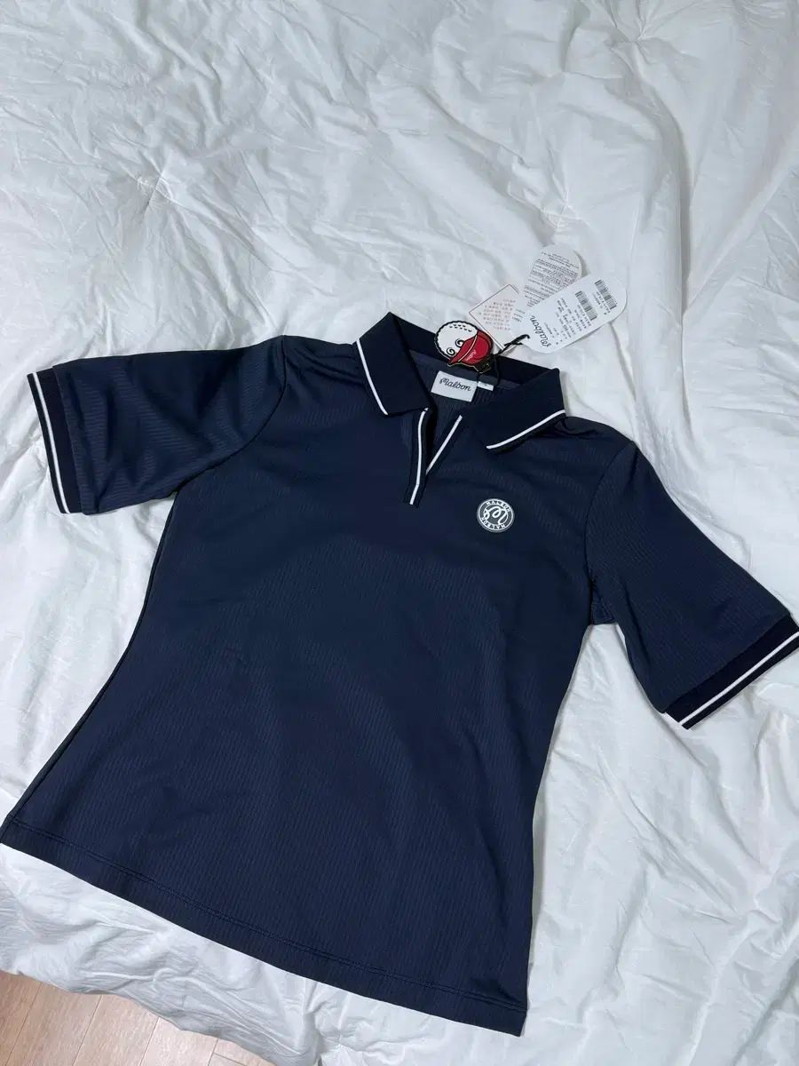 マルボンゴルフ ネイビー 半袖 ポロTシャツ