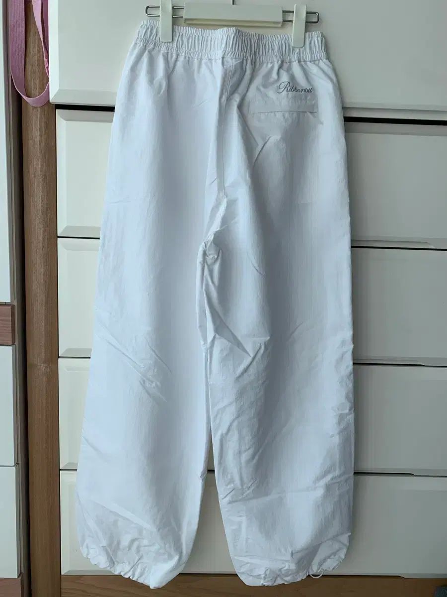 LEE リー リボン빛 バス ナイロン パンツ 白