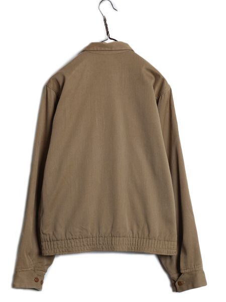 40s コットンギャバジンジャケット 50s 60s 50s ☆ ギャバジン ジャケット メンズ L 程/ ヴィンテージ 無地