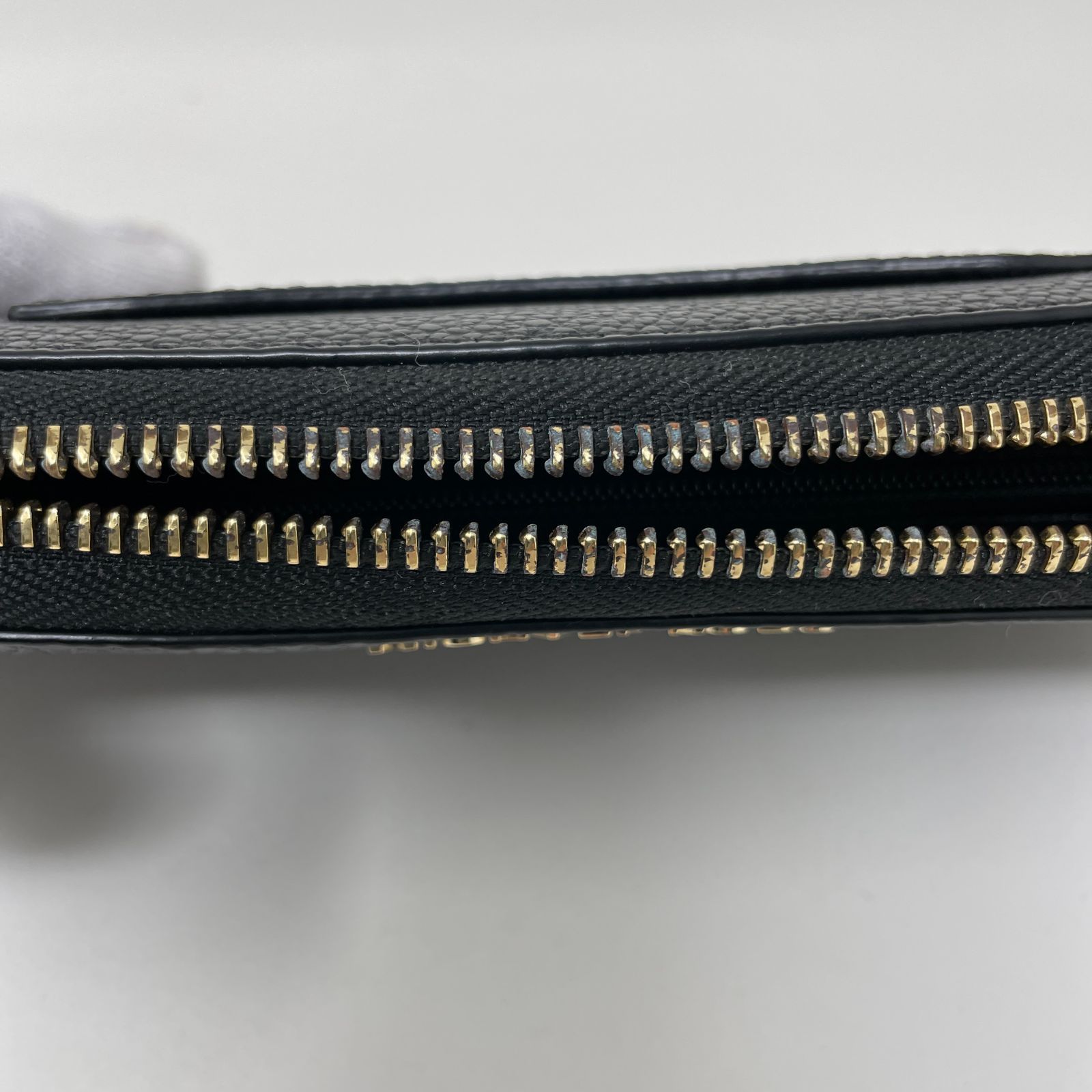  ♥ MICHAEL KORS マイケルコース レザー ラウンドファスナー長財布 黒 長財布 小物