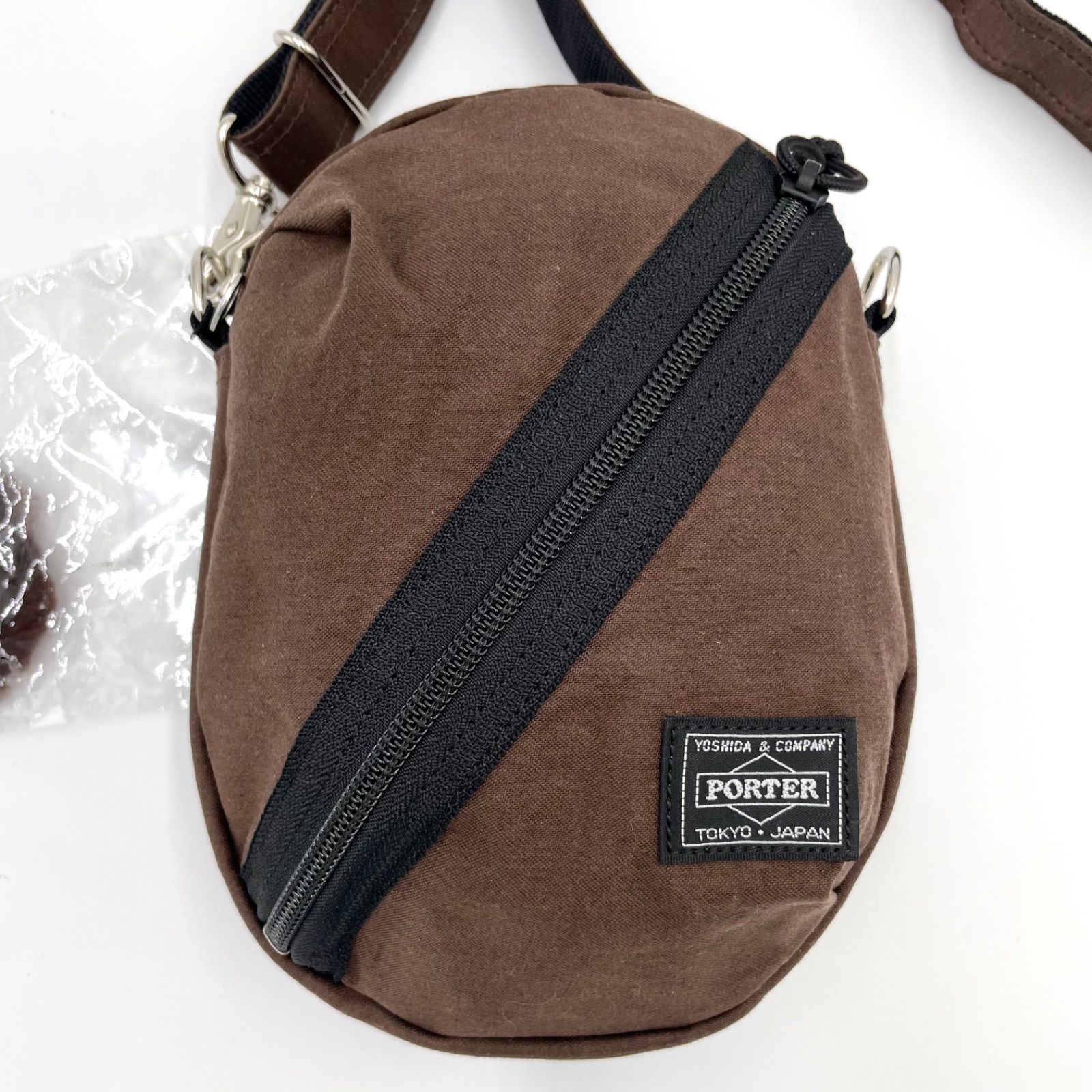 未使用級✨PORTER×猿田彦珈琲 コーヒー豆型ショルダーバッグ ムートン