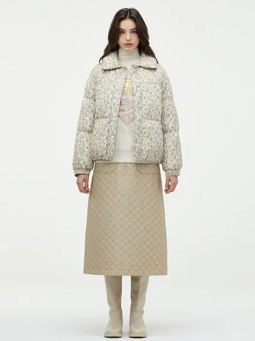 サースデーアイランド フラワー ブルゾン アウター 85 Sサイズ