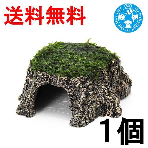 水草）巻きたて おまかせモス 切り株シェルター Sサイズ（水中葉