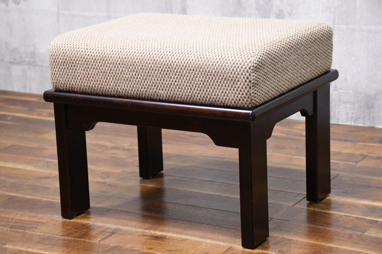 ELC 47 民芸家具 HM 225 スツール 腰掛け カバ材 樺無垢材 オットマン 玄関スツール 足置き 小椅子 和モダン クラレインテリア 飛騨産業