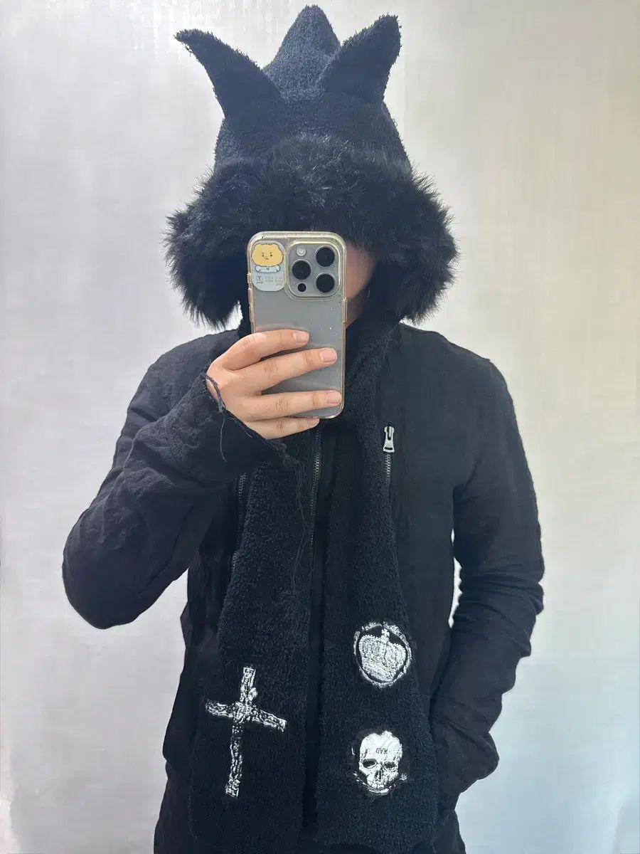 Mad punks DEVIL フード ファー マフラー パンク