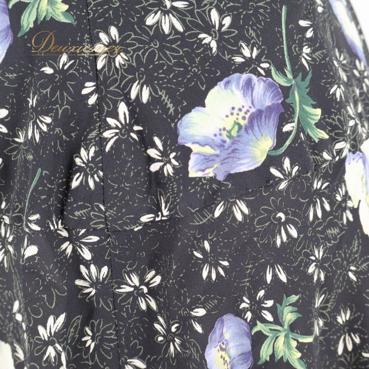 フラメンコ 衣装 ファルダ スカート ペチコート 花柄 紫 軽い 薄い