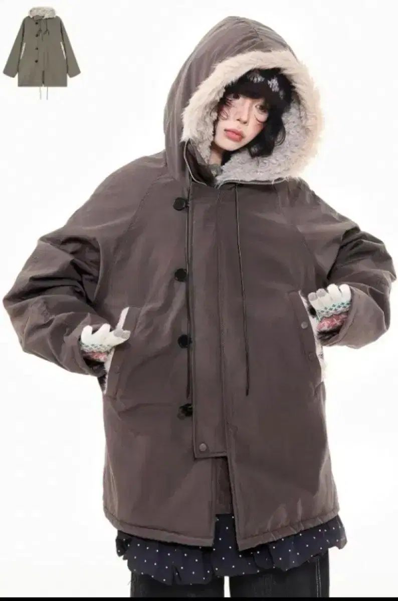 アサキ プレジャーズ マウンテンパーカー M ブラウン