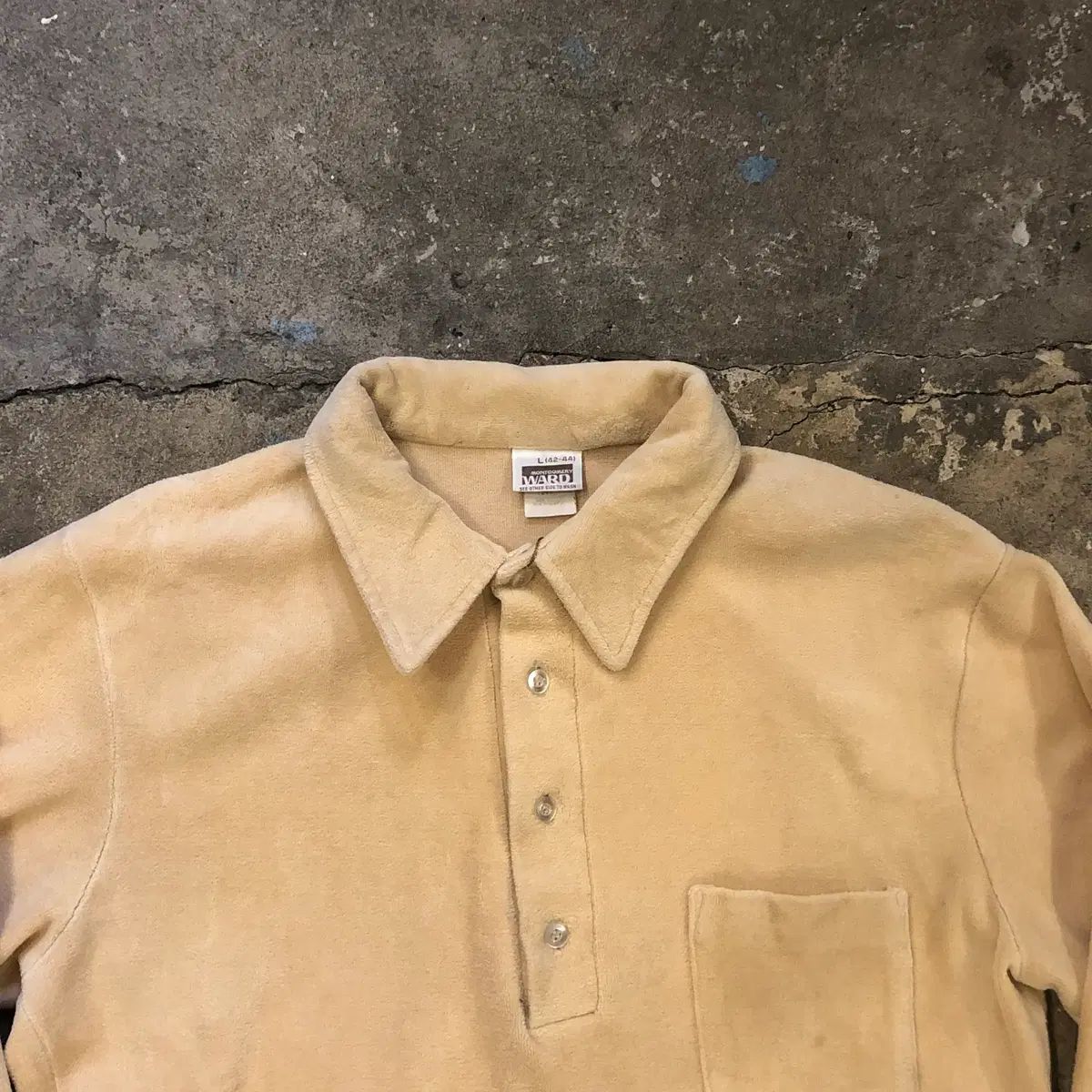 ブランド古着MONTGOMERY WARD ⁄ モンゴメリーワード 70s ポリ 長袖