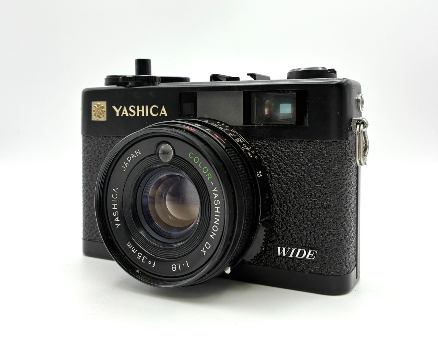 レザーケース付き YASHICA ELECTRO 35 CCN WIDE ヤシカ エレクトロ ワイド ブラックボディー DX mm F 1 8 返金保証