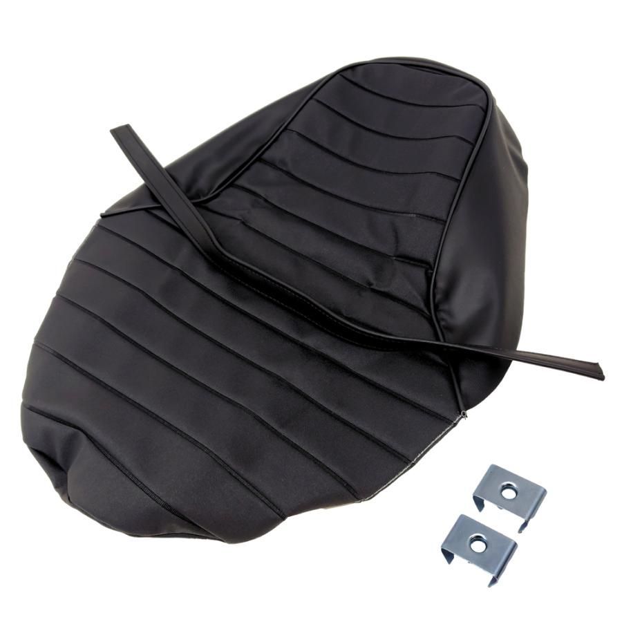 CB 1100 SC 65 TYPE I II 2010 2011 タックロール シートカバー タンデムベルト金具付き 滑りにくい 黒 シート 対応 張り替え用 日本製