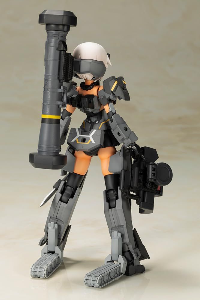 壽屋 フレームアームズ ガール 轟雷改 黒 with FGM 148タイプ 対戦車ミサイル 全高約160 mm ノンスケール プラモデル