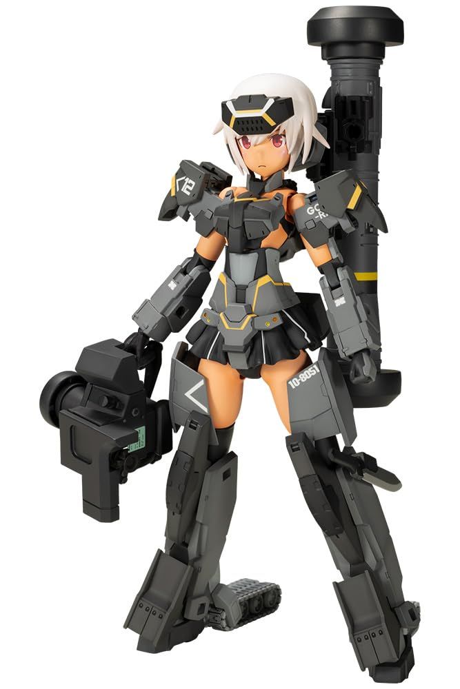 壽屋 フレームアームズ ガール 轟雷改 黒 with FGM 148タイプ 対戦車ミサイル 全高約160 mm ノンスケール プラモデル