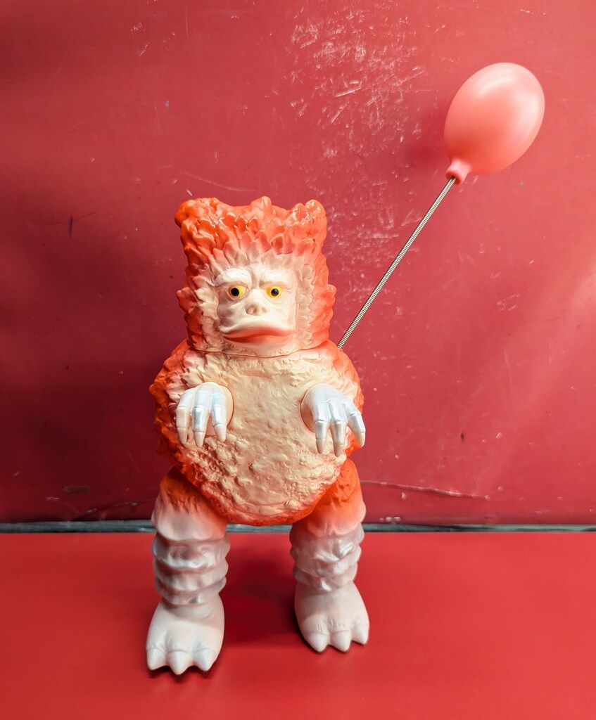 ブルマァク　ピグモン　レアカラー　赤ガラ　新品未開封 ブルマァク ブルマァクの怪獣シリーズ ウルトラマン 風船付きピグモン