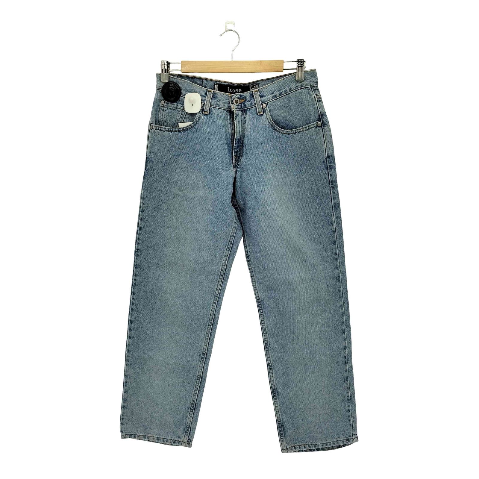 リーバイス Levis 90 s Silver Tab ボタン裏554刻印 ルーズ ストレート デニムパンツ メンズ 表記無