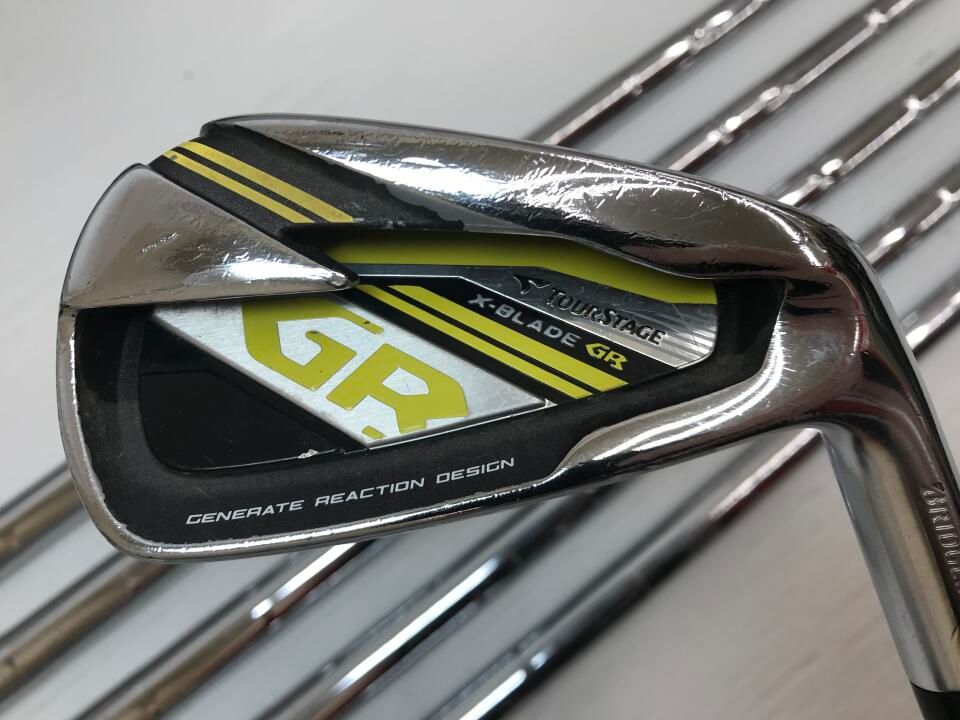 ブリヂストン 訳あり ツアーステージ X BLADE GR 2014 NSプロ950 GHウエイトフロー Sフレックス アイアンセット
