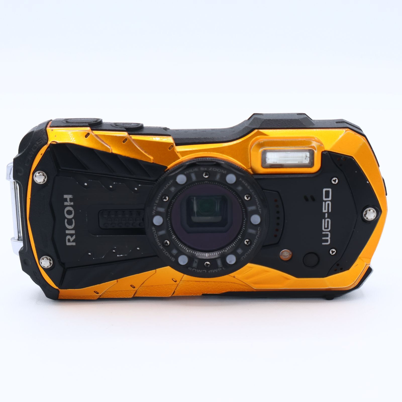 RICOH リコー 防水デジタルカメラ RICOH WG-50 オレンジ 防水14m耐