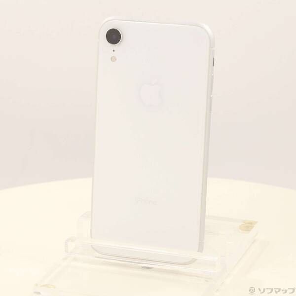 スマートフォン・携帯電話 〔品〕 iPhoneXR 64GB ホワイト MT032J／A