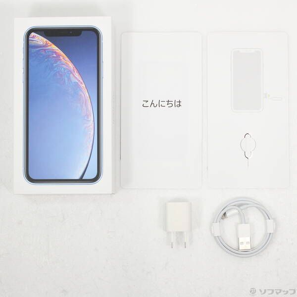 中古品〕 iPhoneXR 128GB ブルー MT0U2J／A SoftBank【348】 - メルカリ