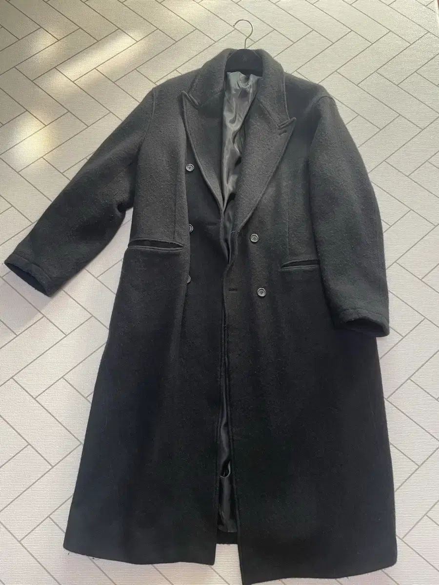 ユース 24 fw ボイルド ウール ダブルコート Lサイズ