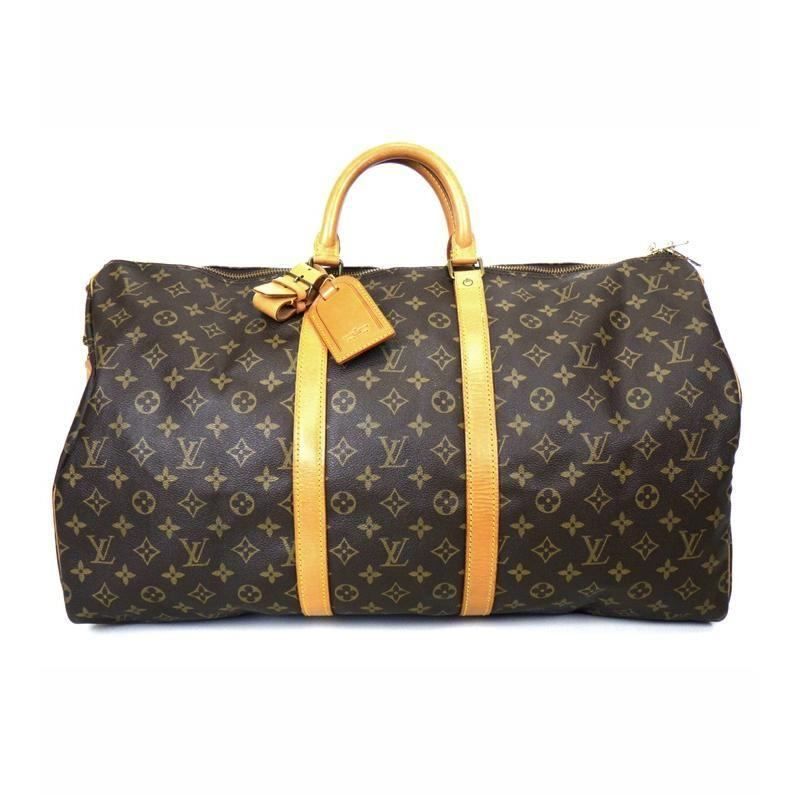 ルイヴィトン LOUIS VUITTON キーポル バンドリエール 55 M 41414 モノグラム 2 WAY ボストン バッグ 46161