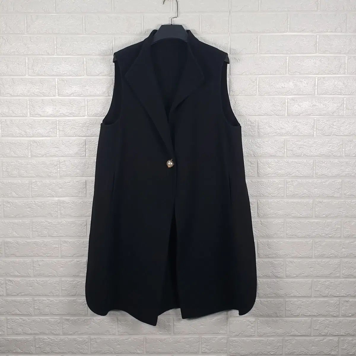 55 66 The HANDSOME MINE カシミア ロング ベスト