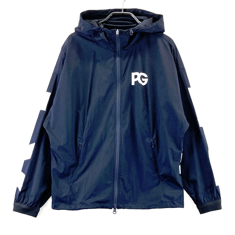 サイズ 0 PEARLY GATES パーリーゲイツ 長袖ジップジャケット ニコちゃん ネイビー系 ゴルフウェア レディース ストスト