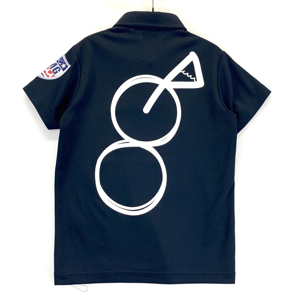 サイズ：M MUTA MARINE ムータマリン 半袖ポロシャツ ネイビー系