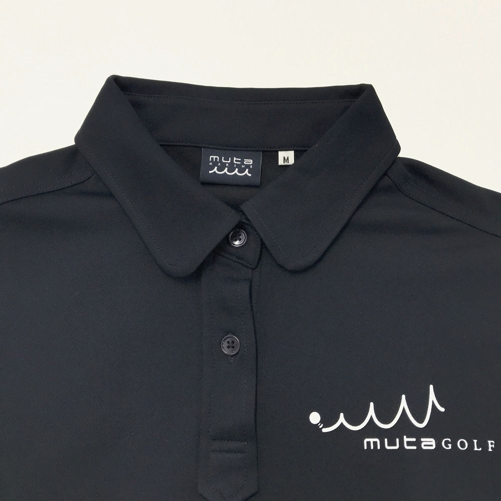 サイズ：M MUTA MARINE ムータマリン 半袖ポロシャツ ネイビー系