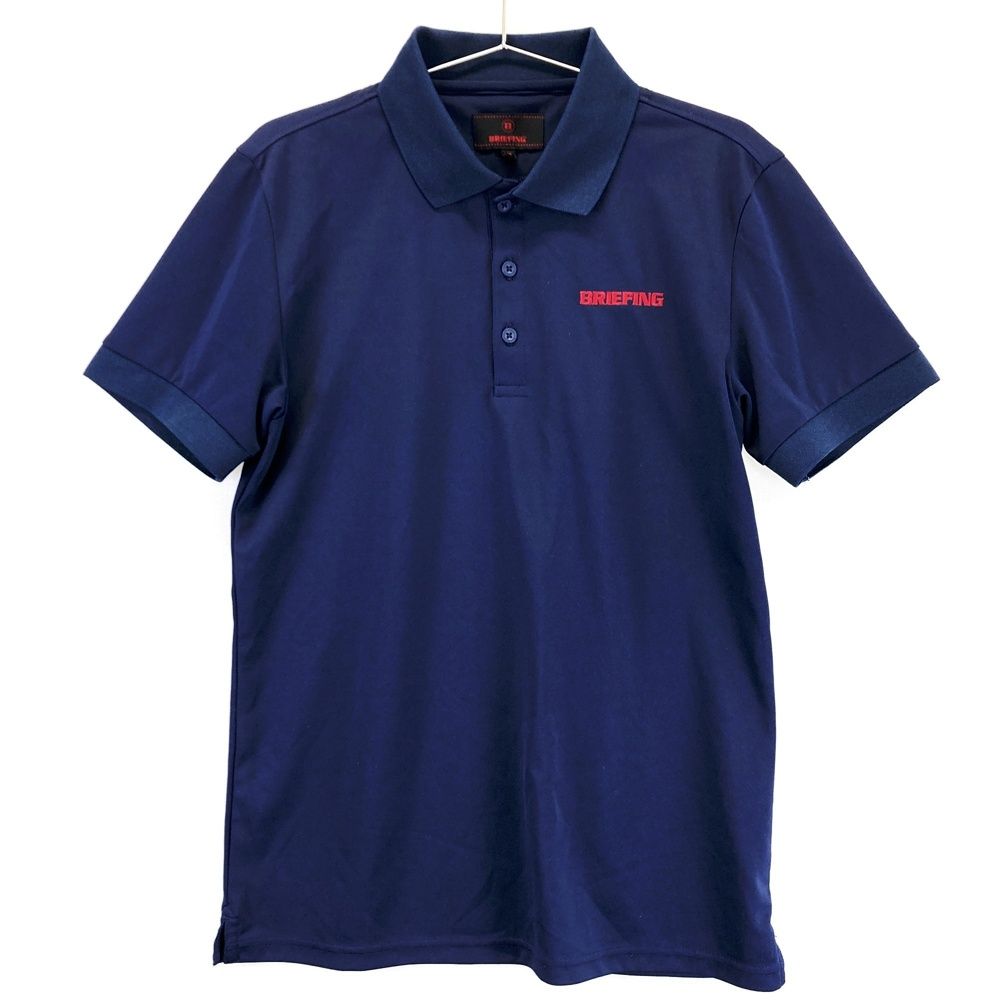 サイズ：M BRIEFING GOLF ブリーフィング 半袖ポロシャツ ネイビー系