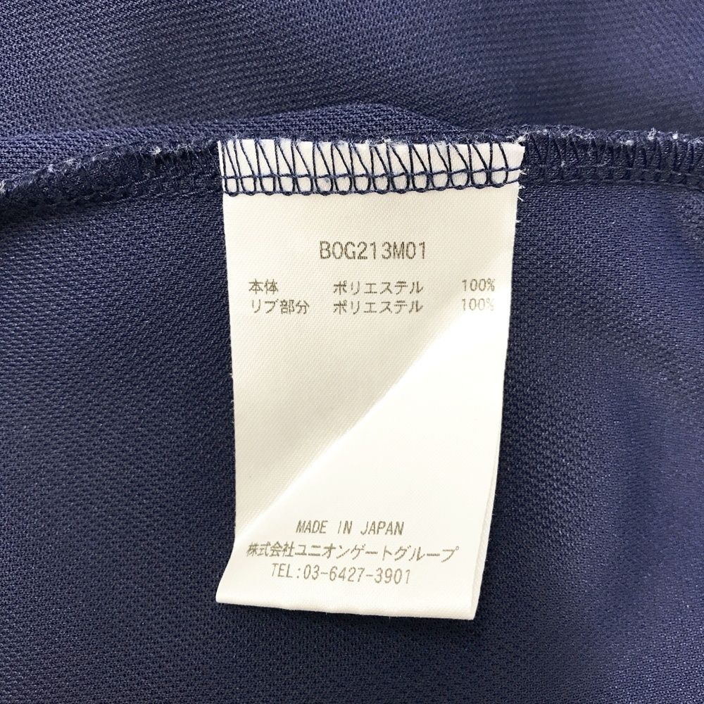 サイズ：M BRIEFING GOLF ブリーフィング 半袖ポロシャツ ネイビー系