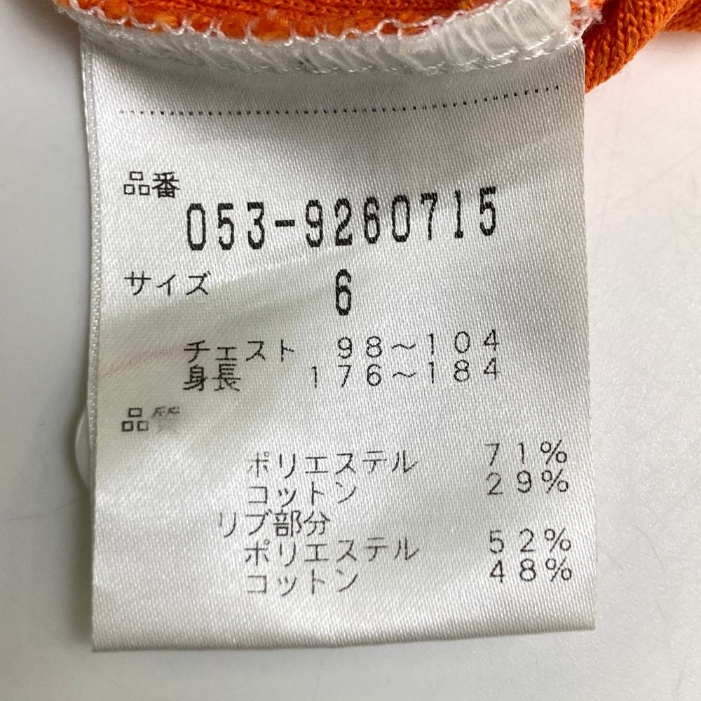 サイズ：6 PEARLY GATES パーリーゲイツ 半袖ポロシャツ ロゴワッペン