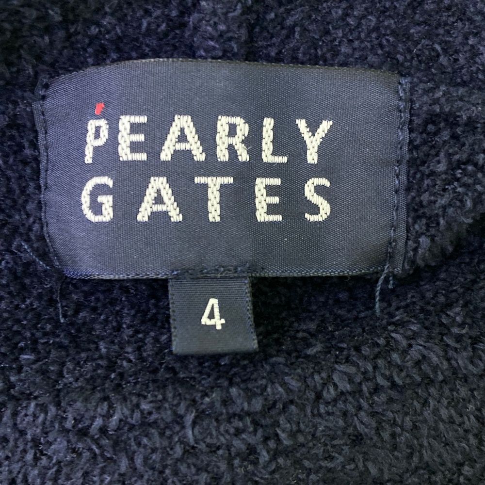 サイズ：4 PEARLY GATES パーリーゲイツ ニット ジップパーカー
