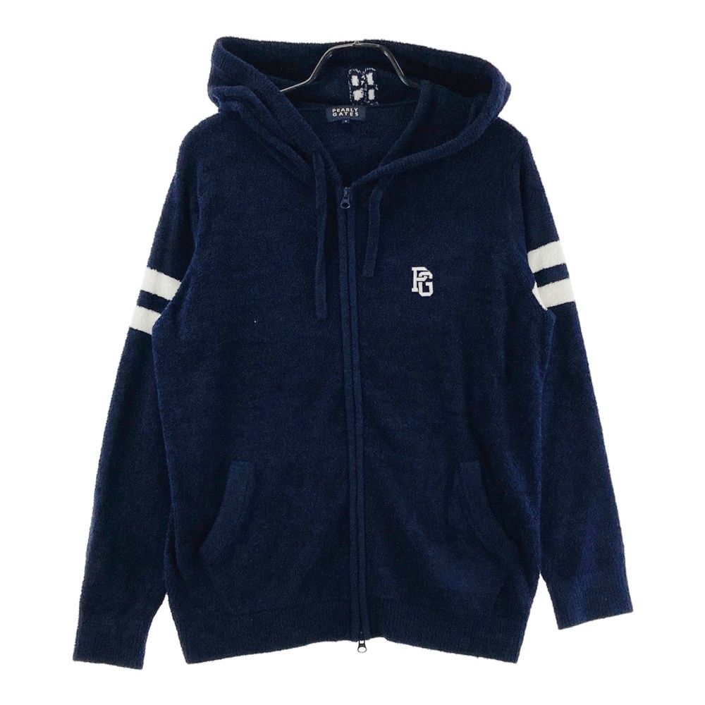 サイズ：4 PEARLY GATES パーリーゲイツ ニット ジップパーカー