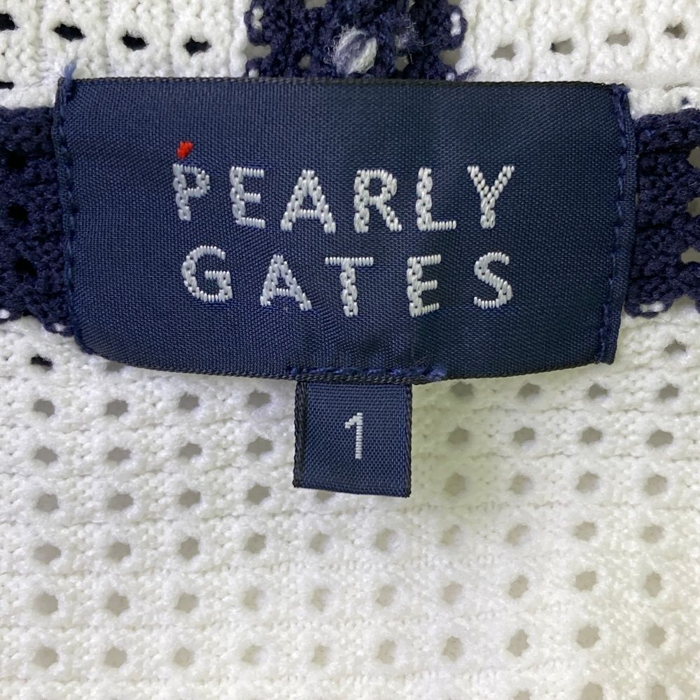 サイズ：1 PEARLY GATES パーリーゲイツ ニット ジップパーカー