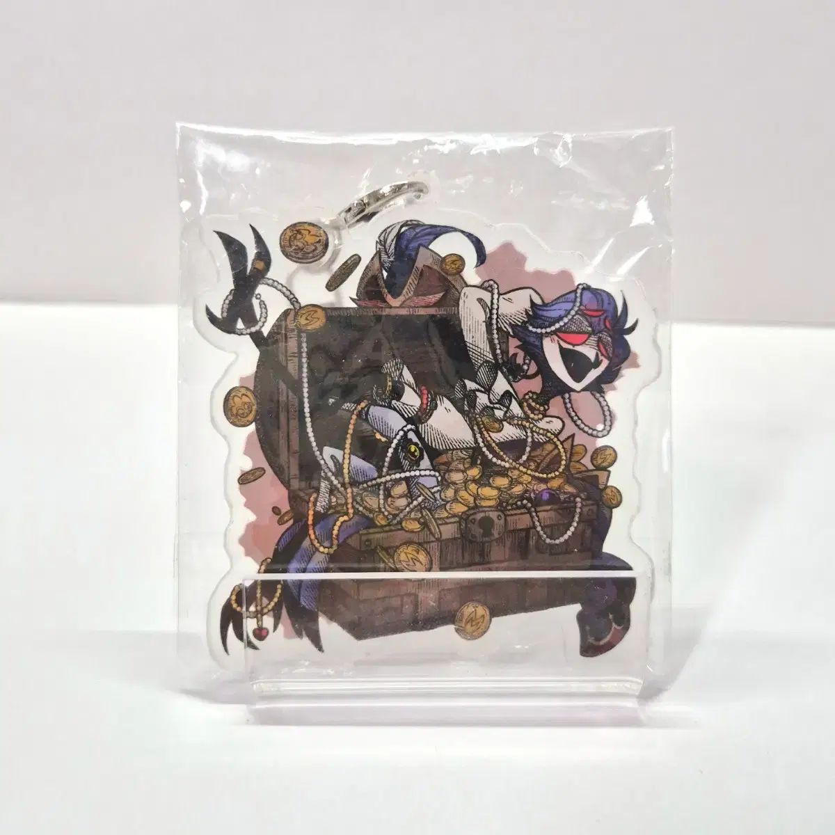 ヘルバボス ストラス 海賊キーホルダー コイン ネックレス セット