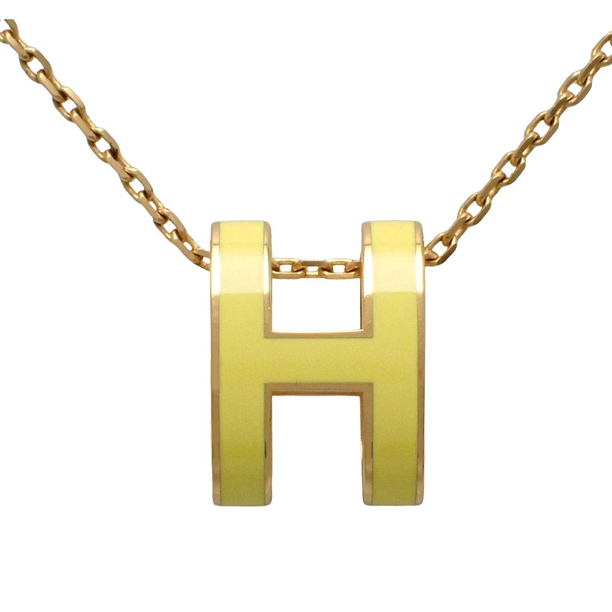 HERMES(エルメス) ポップアッシュ Hネックレス メタル(GP) ネックレス