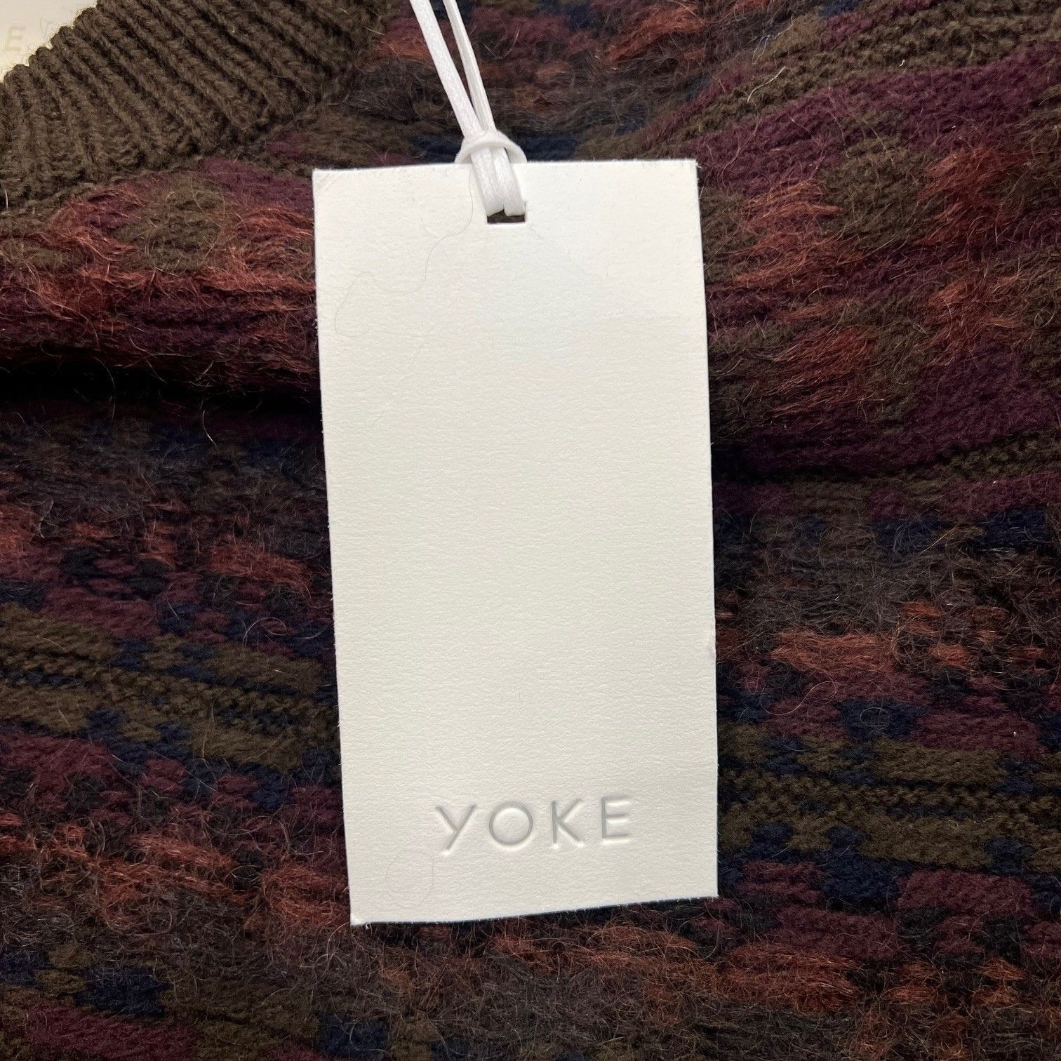 参考上代62,920円 未使用品 YOKE 23AW Crewneck Knit クルーネック 