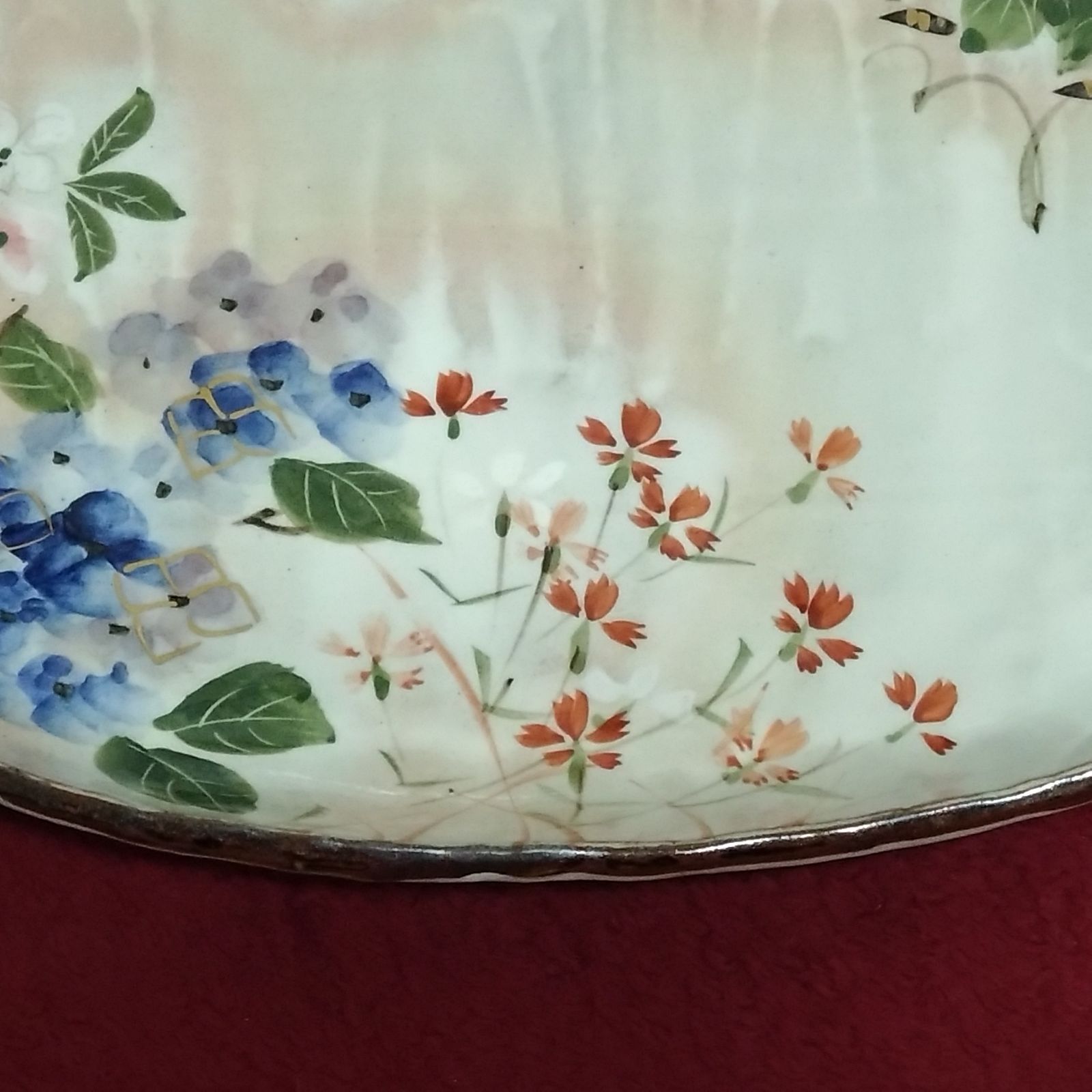 森 俊山 四季草花 九寸楕円皿 窯変 京焼 俊山窯 - メルカリ